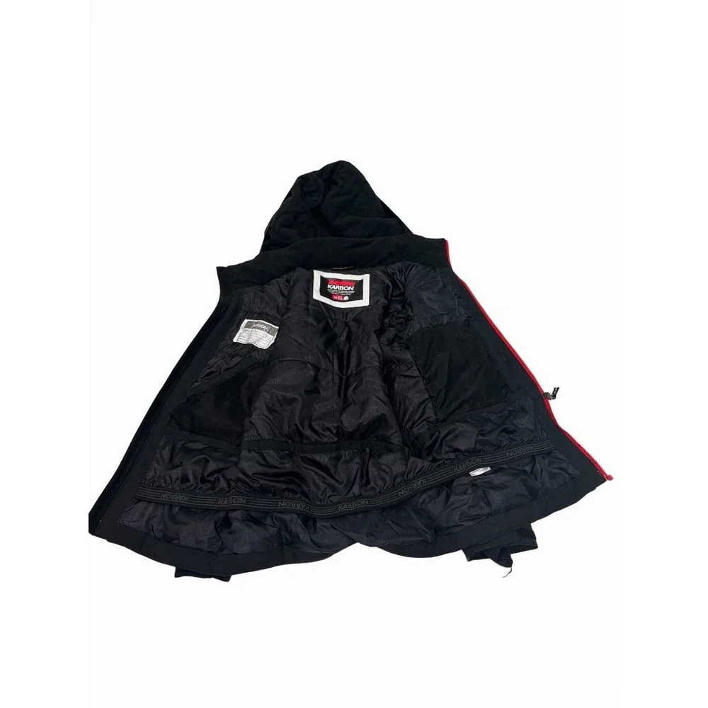Karbon Boys Ski Winter Insulated Hooded Jacket Size 10